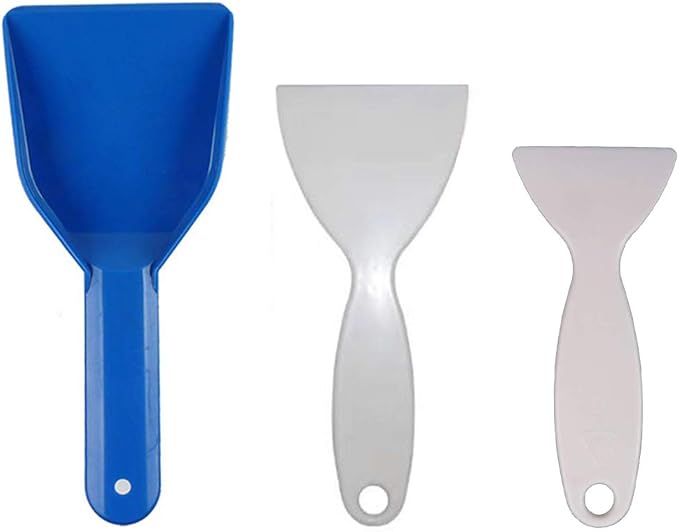 Review Maram Plastic Refrigerator Ice Shovel Ice Scraper Snow Remover Cleaning Freezer Frost Shovel Ice Remover Scoop Set of 3