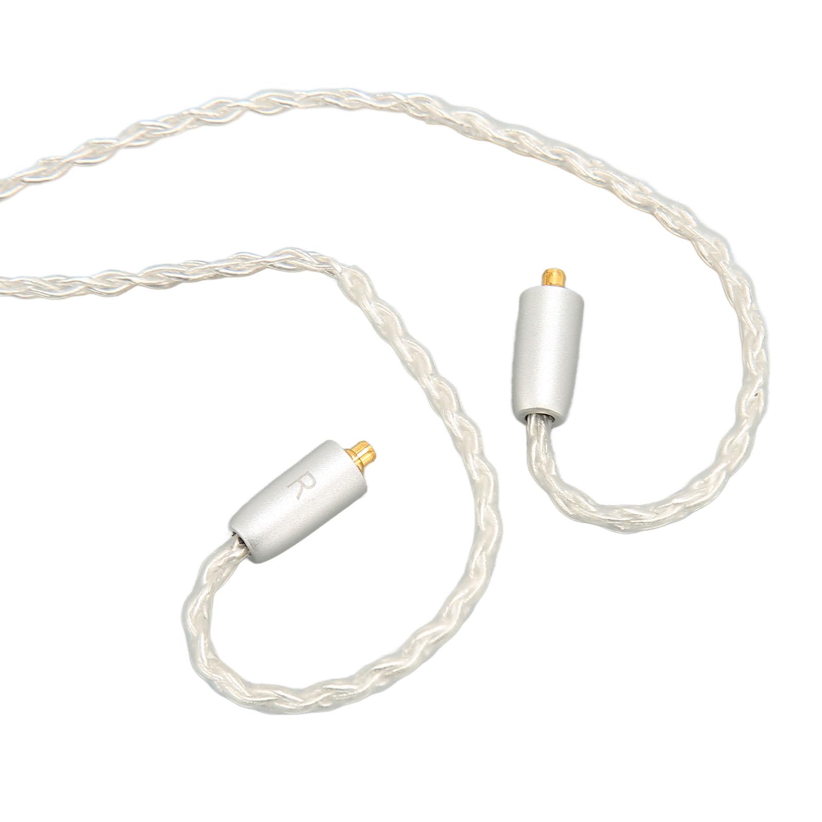 Annadue Typ C bis für MMCX Kabel, Ersatz Earphone Upgrade Kabel mit MIC für SE215 SE315 SE535 SE846 für UE900 White 3,9ft