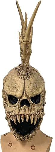 Miniatura 4 de Máscara de zombi aterrador muerto viviente, espeluznante, disfraz de Halloween, fiesta de látex, accesorios de terror, máscara de fantasma, zombi