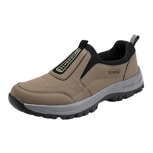SWZEC OrthoMotion Naturstep Orthopädische Schuhe Ergonomischer Schuh Zur Schmerzlinderung Unisex (Grau,45)