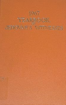 Hardcover 1967 Yearbook of Jehovah's Witnesses Book
