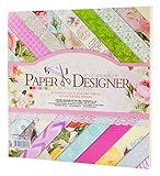 FaCraft Scrapbook Paper Designer,40 Sheets 8x8