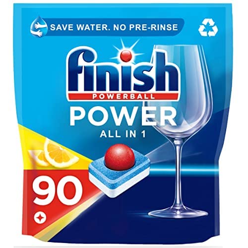 Finish All in One Dishwasher Tablets Regular Scent 90's(Packaging May Vary)