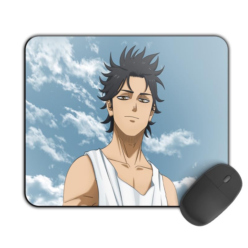 Image of Printed Design Mouse Pad Young Yami (200MM X 240 X 3MM) Enhance Gaming and Work Performance Comfortable and Precise Non-Slip Water Proof Black Clover Mouse Pad.