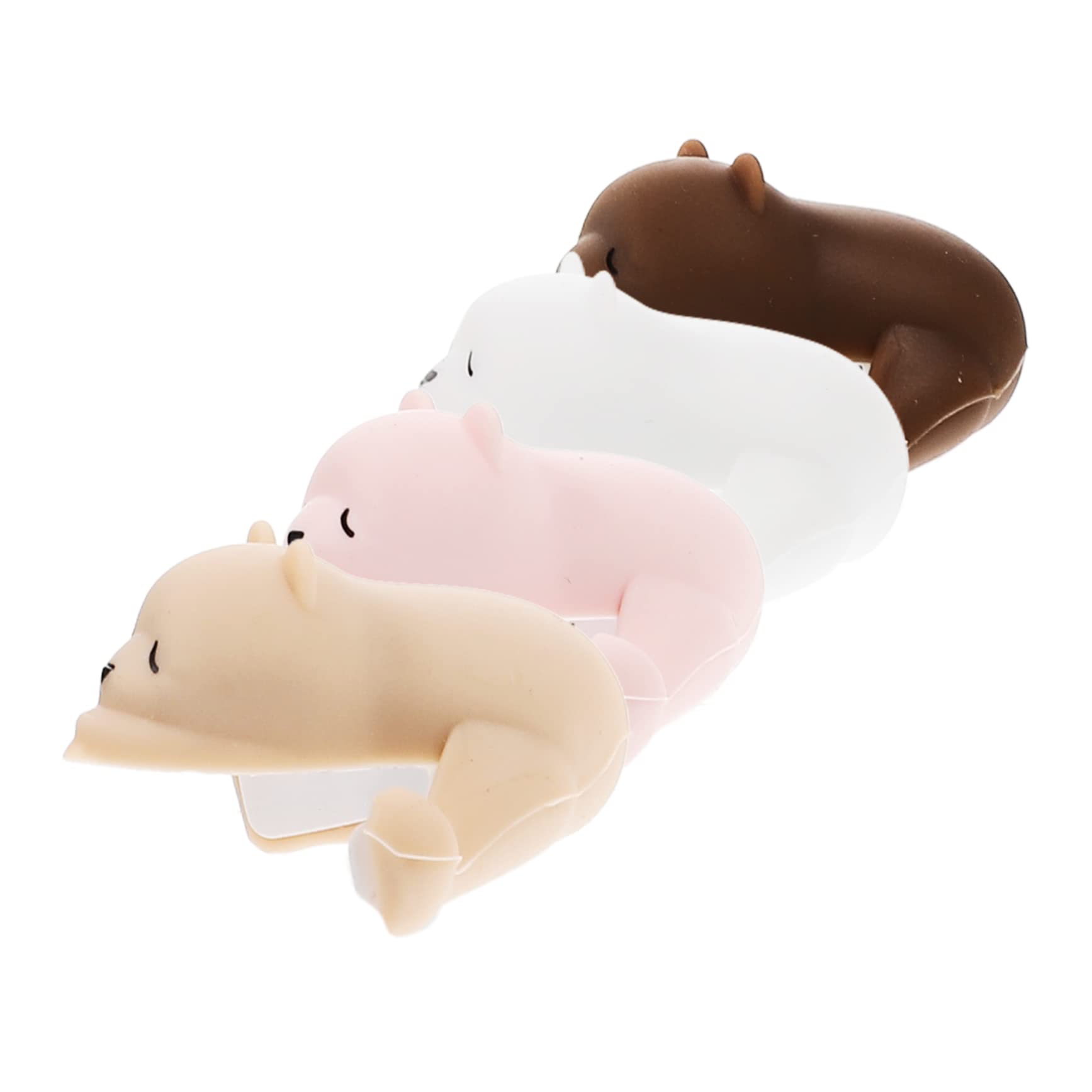 Protection d'angle pour Meubles en Silicone 4 Pièces, Motif Chien