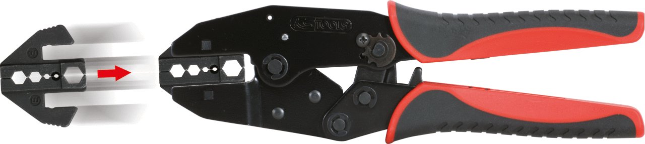 KS Tools 115.1400 - Pack de 8 piezas con engarzadores surtidos