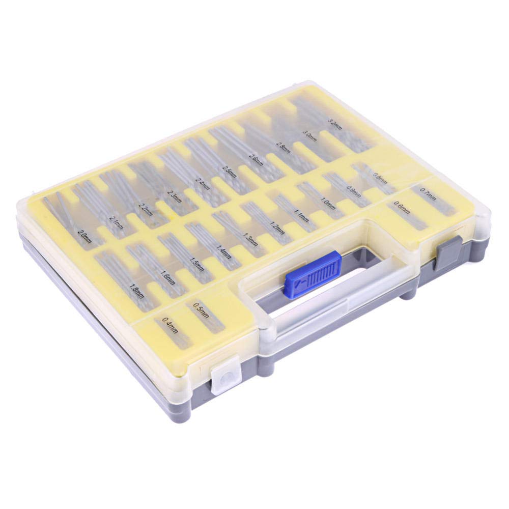 Set Punte Per Trapani 150Pcs 0.4-3.2Mm Hss Mini Set Di Punte Per Trapano A Spirale Set Di Precisione Micro Punta A Spirale Per Artigianato Pcb Set Di Punte Per Trapano Per Gioielli Utensili Elettrici