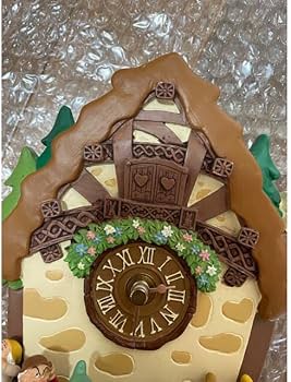 Amazon.co.jp: 7人の小人 掛け時計 時計 白雪姫 プリンセス インテリア