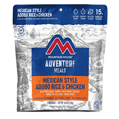 Mountain House Mexican Style Adobo Rice & Chicken | Freeze Dried Backpacking