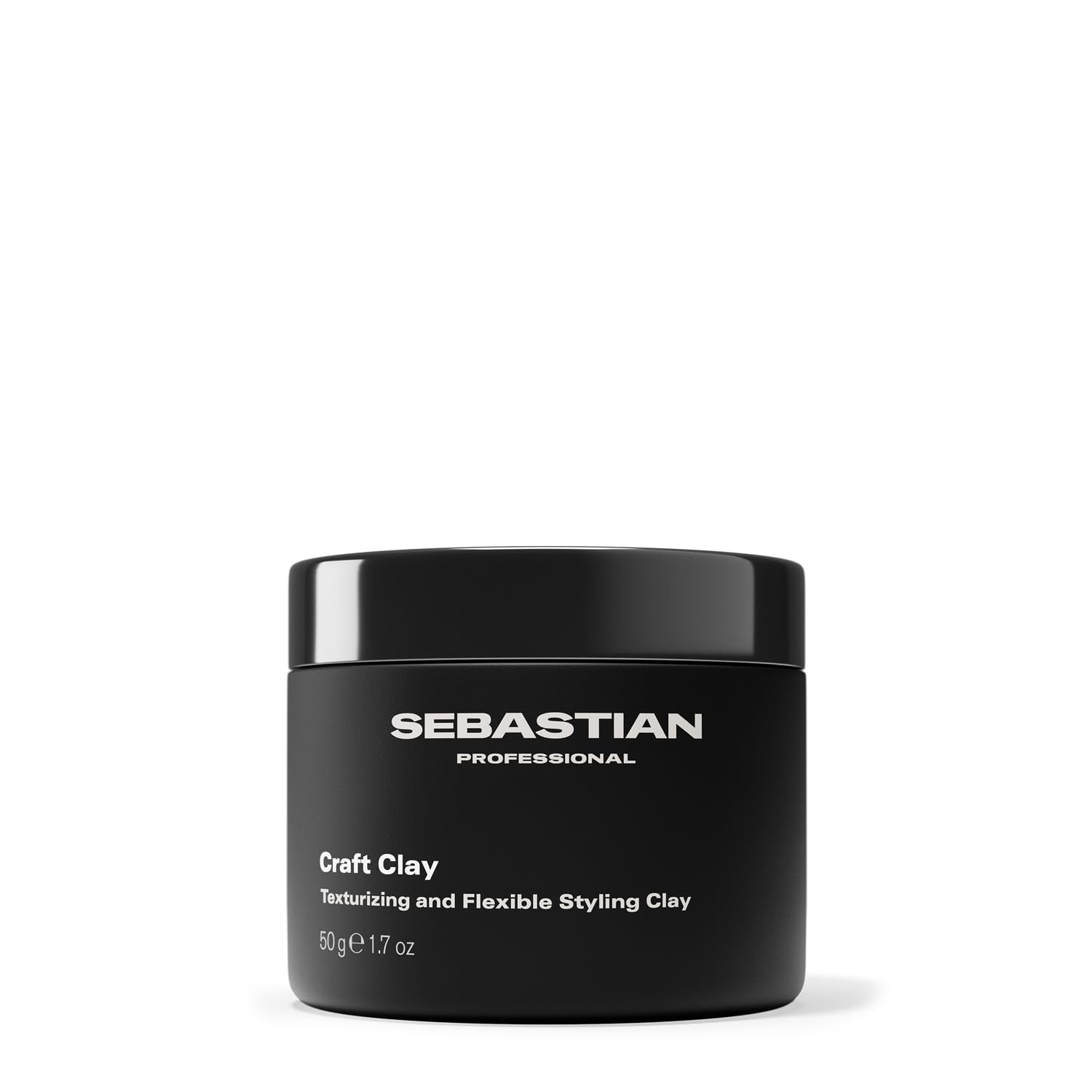 Sebastian Professional Craft Clay Texturizing & Flexible Styling Clay – Pasta modellante opaca per capelli con tenuta flessibile e texture naturale, definita e duratura, 50 g