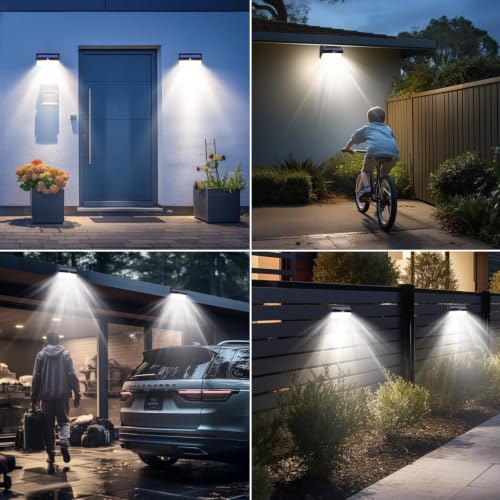 Peasur Solar Lights Outdoor Garden, 368LED Super Bright Security Lights - Image 5