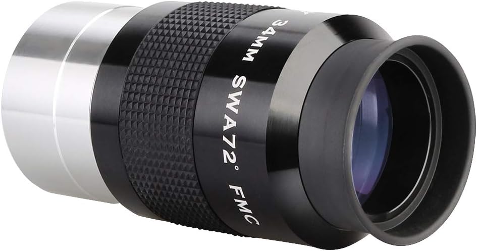 SVBONY Telescope Eyepiece 34mm 2 inches Ultra Wide Angle 72 Degree Telescope Lens HD Fully Coated Telescope Accessory for 2 inches Astronomics