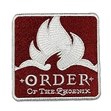 Harry Potter Order of The Phoenix Patch Badge Embroidered Iron On Applique