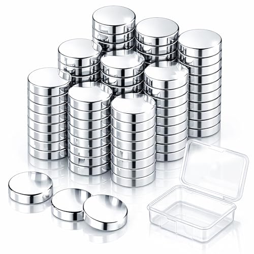 100 Stück Mini Neodym-Magnete 8X2mm Runde Starkmagnete mit starker Haftkraft Ideal für Magnettafel Whiteboard Kühlschrank und Handwerk