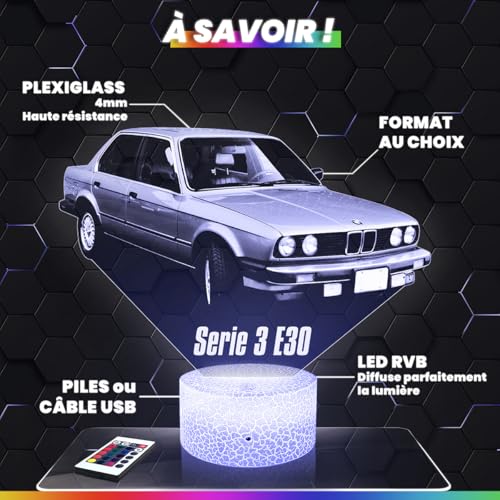 Lampephoto.fr - Lampe DS Veilleuse 3D Voiture de collection – vue 2