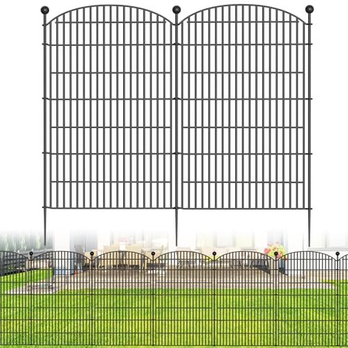 No Dig Decorative Garden Fence 8 Panels, 48 in (H)