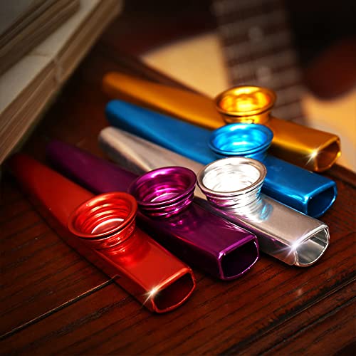 Tkekruh Lot De 4 Kazoo MéTal En Alliage D’Aluminium Membrane, Kazoo Instrument De Musique En MéTal Pour Cadeaux De FêTe… - Les Beatles, Paul McCartney, John Lennon, RIngo Starr, George Harrison Tkekruh Lot De 4 Kazoo MéTal En Alliage D'Aluminium Membrane, Kazoo Instrument De Musique En MéTal Pour Cadeaux De FêTe… – Image 4