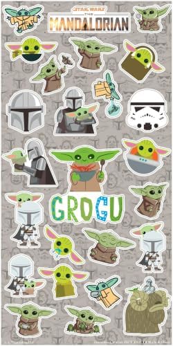 Baby Yoda Stickers Party Favors for Boys & Girls 12 Pack Bundle image 4