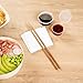 Restaurantware Bambuddha 9.5 Inch To Go Chopsticks 1000 Durable Bamboo Chopsticks - With Paper Band Brown Bamboo Premium Chopsticks For All Kinds Of Foods Ideal For Cafes And Restaurants