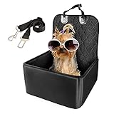 ✔ Fácil instale: la cubierta de asiento del coche del animal doméstico es muy fácil de instalar y de quitar, fácil limpiarla con un paño húmedo o apenas vacío; Cinturones de seguridad ajustables (50-80 cm) hacen que las mascotas sean más seguras, protejan mascotas y eviten que las mascotas salten del coche.