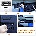 Car License Plate Frame Holder Compatible with L@nd R0ver Defender 90 110 130 2020-2025,Front Bumper Grille Air Inlet License Plate Bracket No Drilling Mounting Bracket