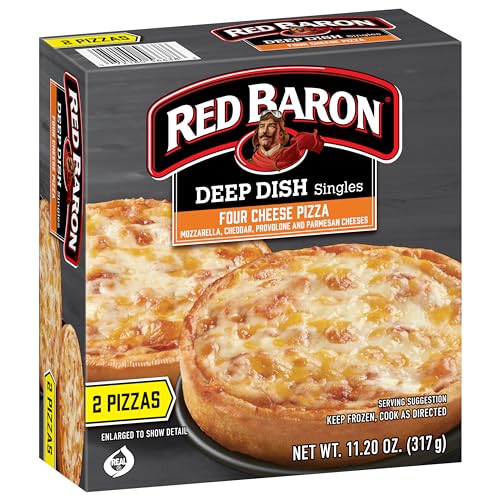Red Baron Deep Dish Singles 4 Cheese Pizza, 11.2 Oz thumb #4