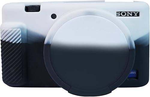 Miniatura 17 de Funda para cámara Sony ZV-1, ZV1, funda de silicona para cámara con tapa extraíble para lente digital Sony ZV 1, color negro Negro,Gris,Rosa
