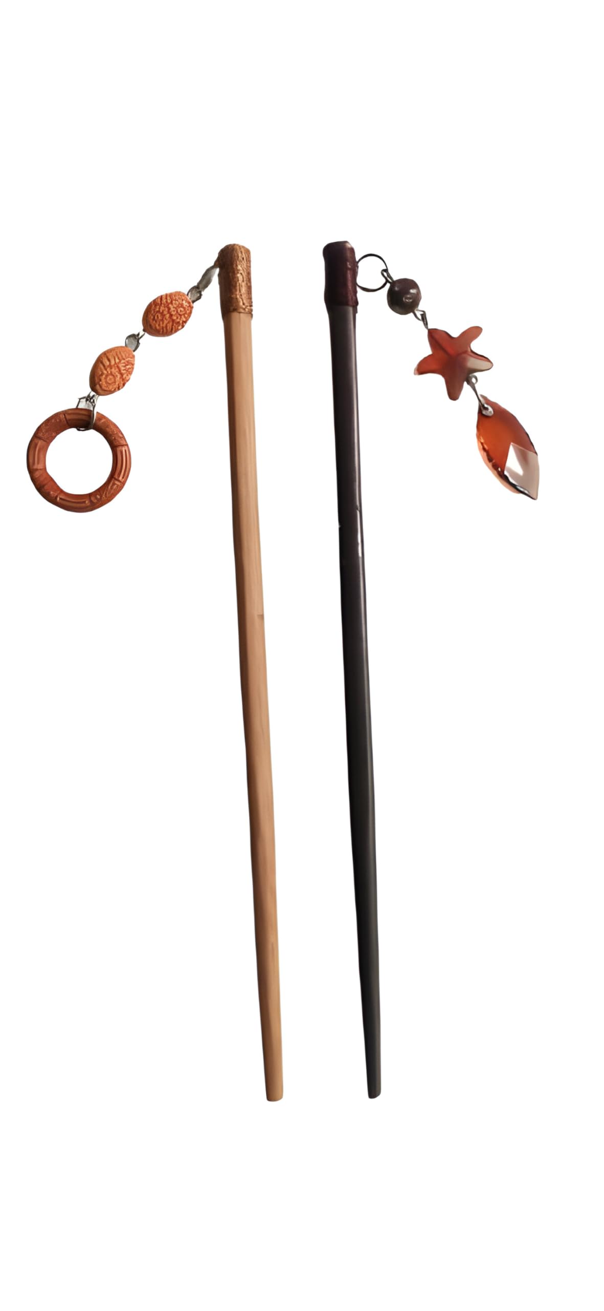 Salvus App SOLUTIONS Wooden Handmade Stylish Long Hair Pin/Juda Stick for Women & Girls, Set of 2 (B01DKQ4O16) Amazon Price History, Amazon Price Tracker