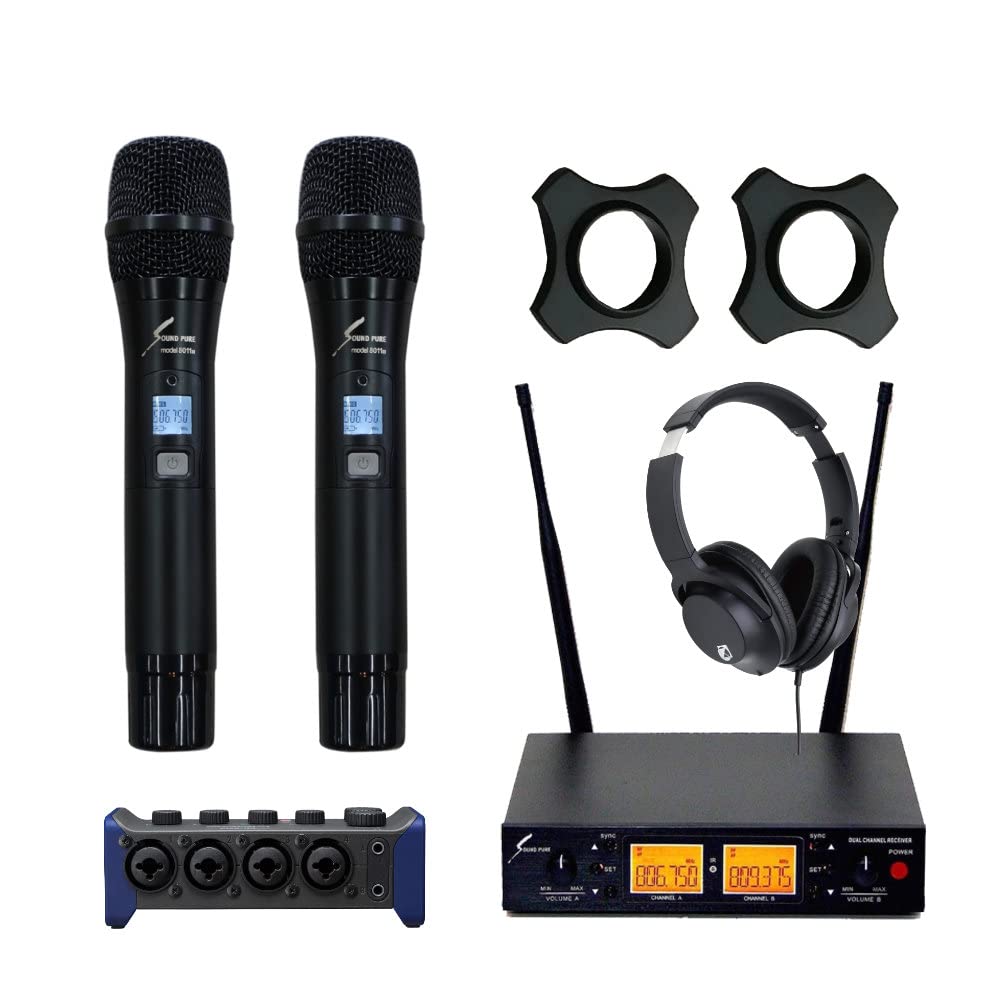 ZOOM AMS-44 WEB会議向けオーディオインターフェイスセット マイク2本付