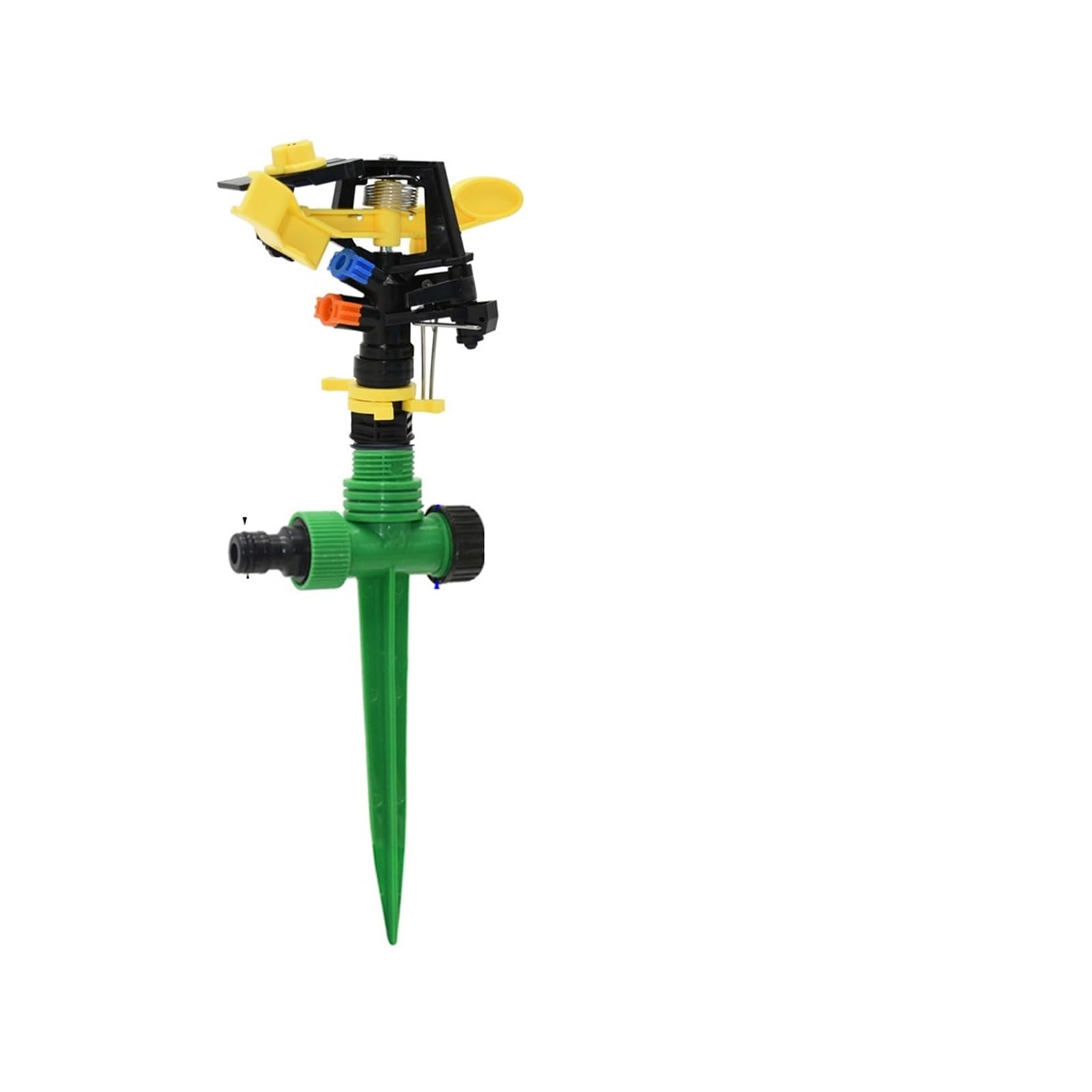 Pengwei 16Mm 1/2" 3/4" Thread Garden Lawn Rotary Watering Sprinklers Automatic 360 Degrees Farm Rocker Sprinkler Irrigation Water Nozzle(16Mm)