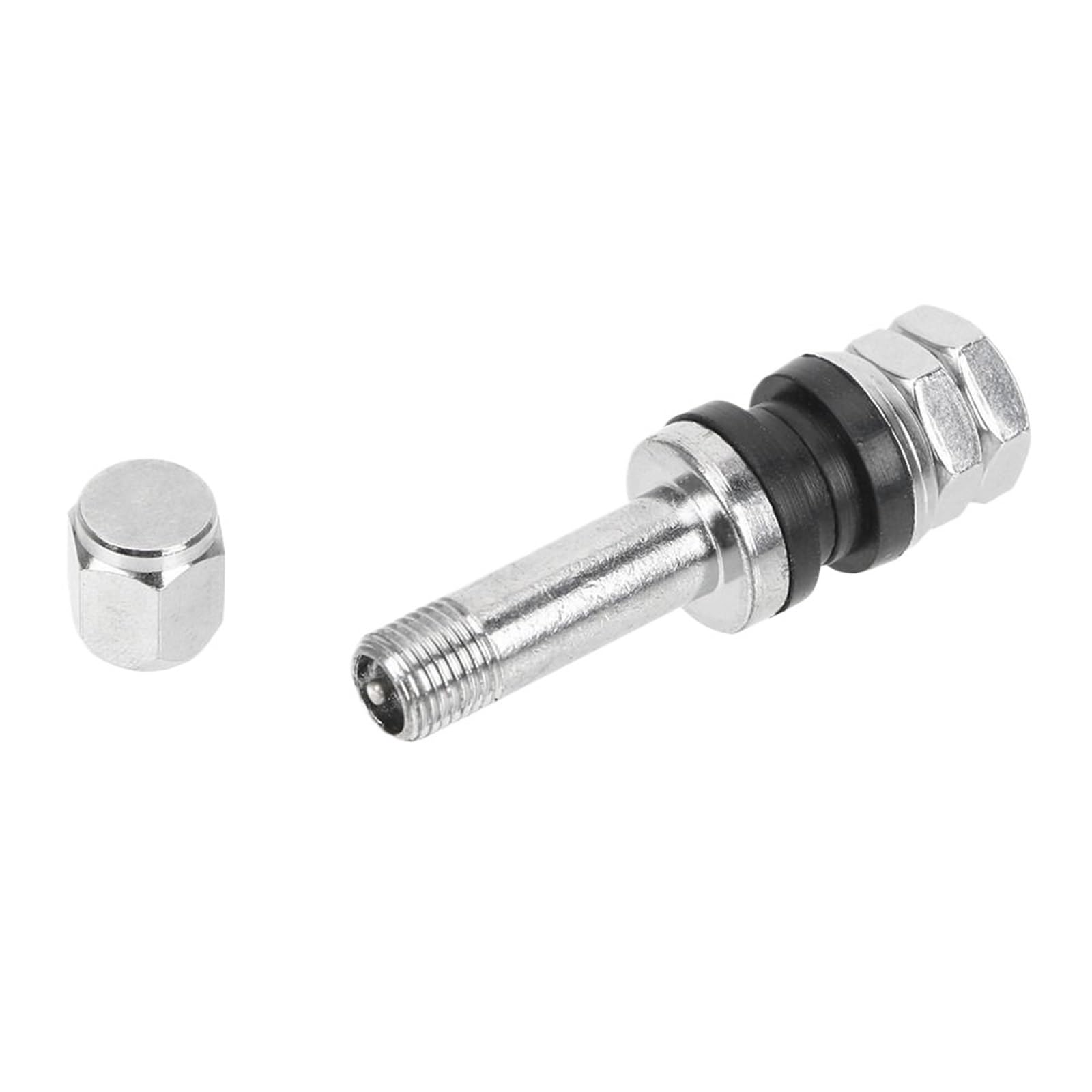 1 stücke Edelstahl TR48E Bolt-in Auto Tubeless Rad Reifen Ventilschaft Staub Kappe Abdeckung for Motorräder Roller Moped Fahrrad Felgen