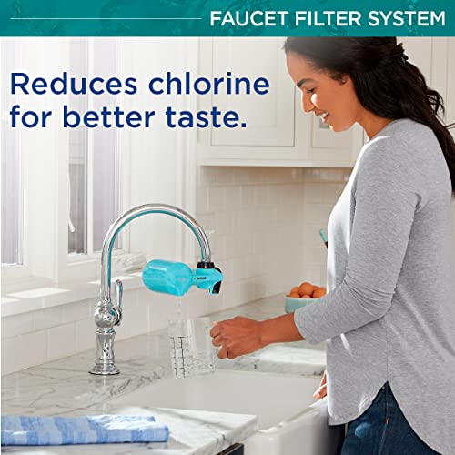 Pur Plus Faucet Mount Water Filtration System, Seaglass #TOP3