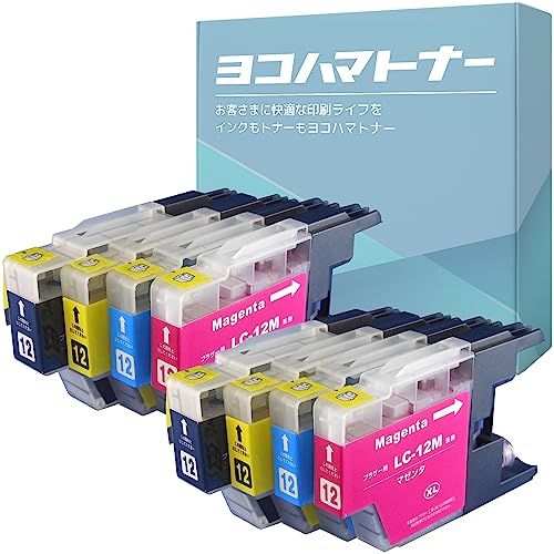 Amazon.co.jp: 【横トナ】ブラザー(Brother)用 LC12-4PK 互換インク 4