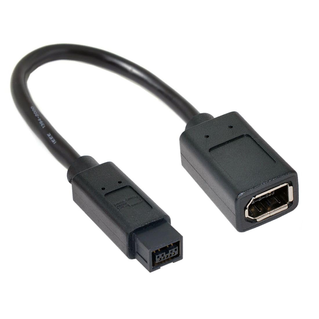 chenyang CY IEEE 1394 6Pin Female to 1394b 9Pin Male Firewire 400 to 800 Cable 20cm