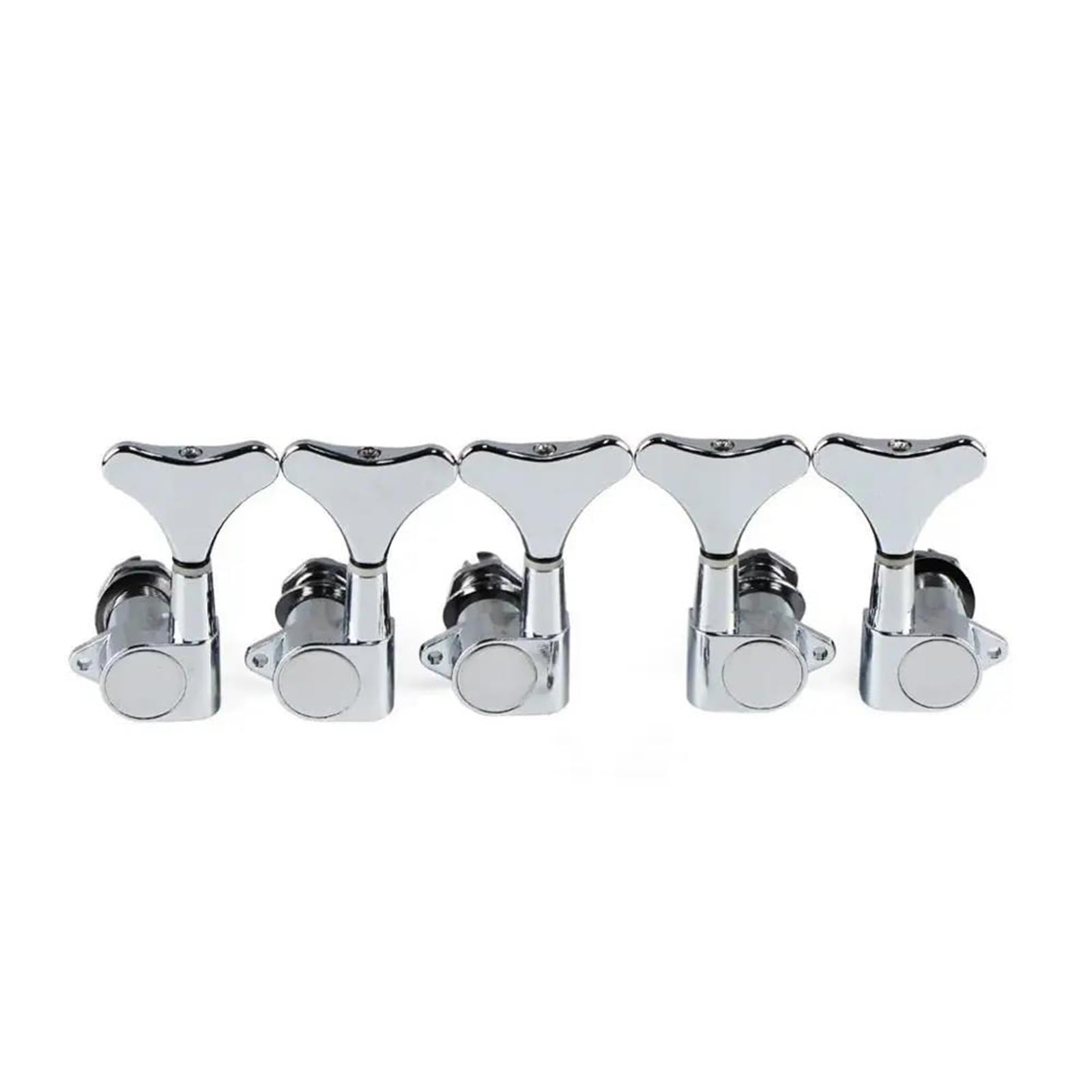 Juego De Afinador 5 Piezas Para Bajo Eléctrico Cuerdas Clavijas Guitarra(3L2R Chrome)
