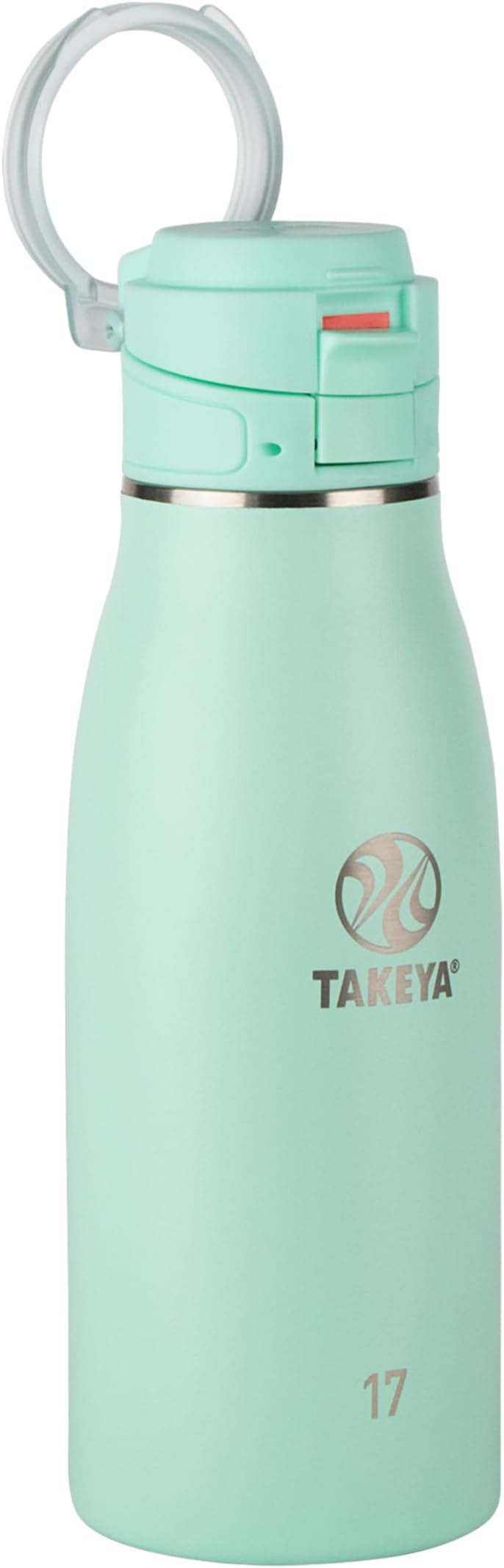 Traveler Leakproof Coffee Mug - Carrying Loop - Insulated Drinkware for Everyday Use - Durable & Portable with Spill-Proof Design - 17 oz, Aqua