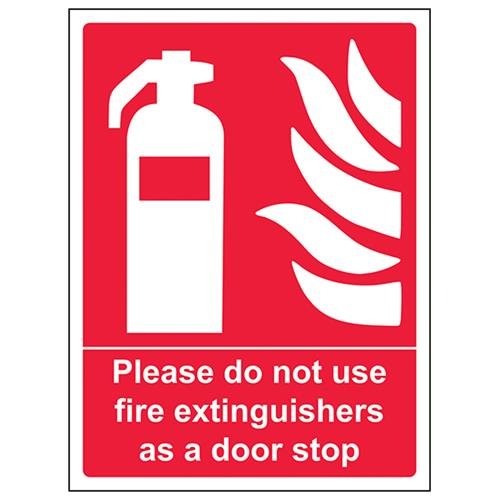 Vsafety Feuerlöscher Schild 100x280 Mm – Selbstklebend, Grün/rot, Nach EN ISO 7010