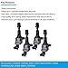 FAERSI UF491 Ignition Coil Pack of 4 Fit for Chevrolet 2.4L 2.2L 2.0L Turbo for Chevy Malibu HHR Cobalt Equinox for GMC Terrain for Pontiac G6 for Buick LaCrosse Regal Replace D522C 12638824 12578224