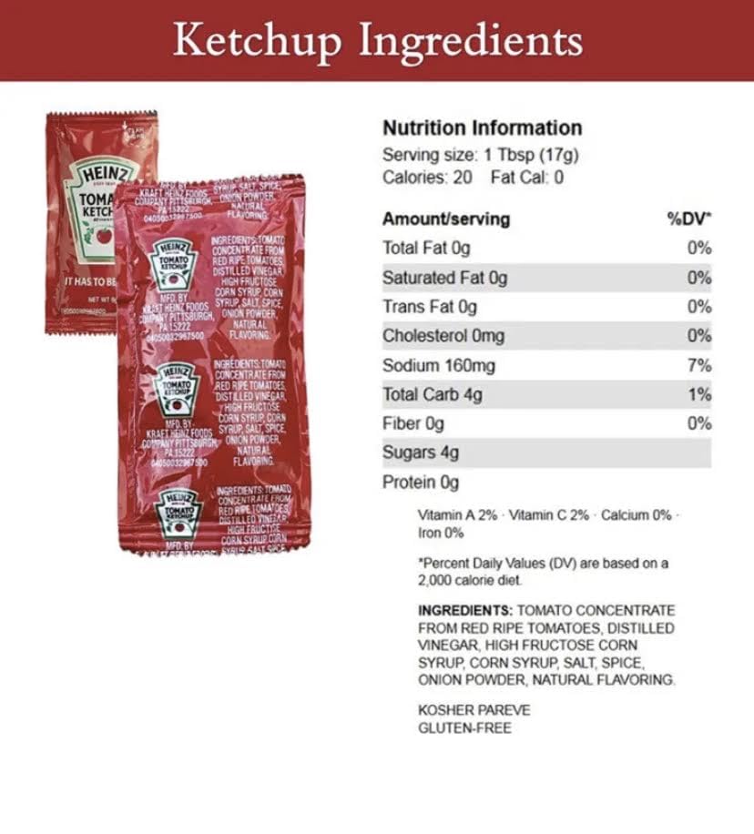 Miniatura 8 de Quick Bundle Paquetes de condimentos  100 bolsas individuales de cada una salsa de tomate, mostaza y mayonesa (300 paquetes de condimentos en total)