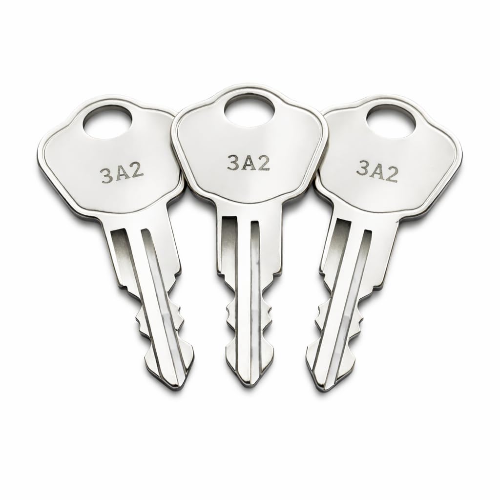 Photo 1 of (3 Pack) 3B2 Keys for Sentry Safes Model 1100, Compatible with Safe Boxes, Lock Boxes, File Cabinets and Storage Chests, Pre Cut to Key Code 3A2-3W2