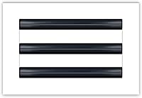 Texas Buildmart 10x6 White Modern Linear Slot Diffuser - Aluminum AC Vent Cover Grille for Ceiling, Wall, Floor Registers