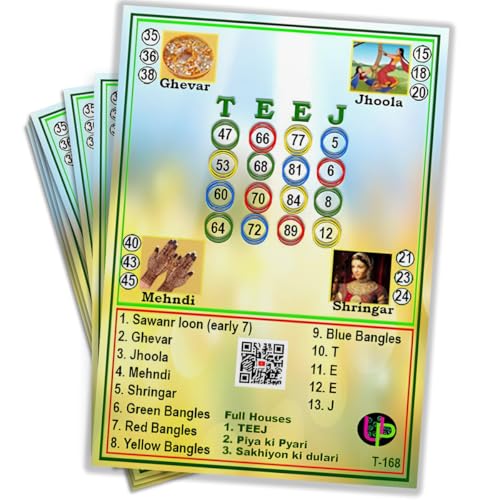 Image of Teej Themes English Party Game (Teej Bangles),Teen