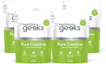 Pure Creatine Monohydrate Powder - 1.26kg (360 Servings) - Easy Dissolve Creatine Powder, Unflavoured & Micronised (Not Creatine Gummies or Creatine Tablets), Vegan Creatine for Women and Men