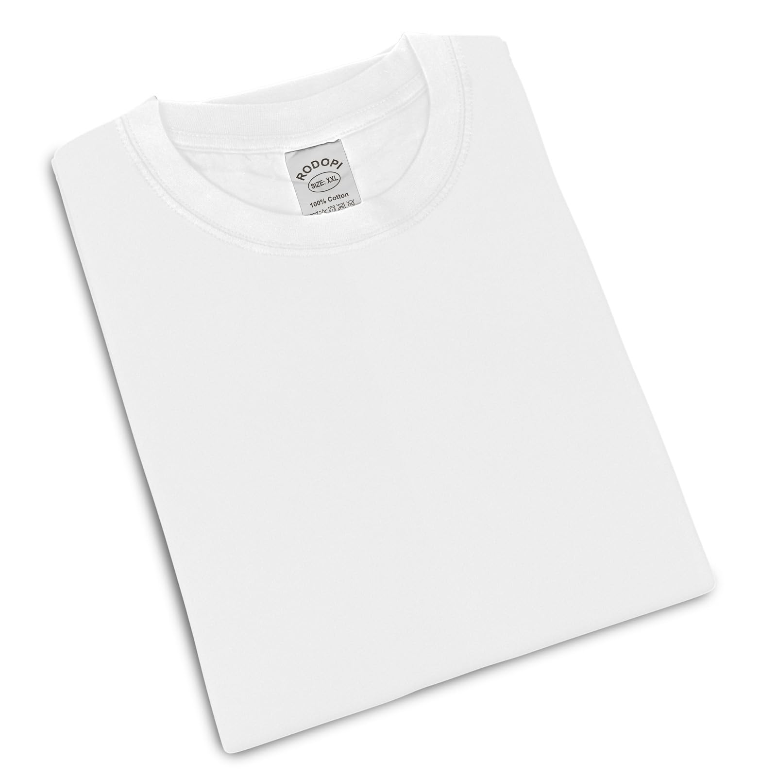 RODOPI Koszulka z długim rękawem Runner Longsleeve dla kobiet i mężczyzn rozm. XS-3XL T-shirt czarny i biały sweter roboczy okrągły dekolt 100% bawełna