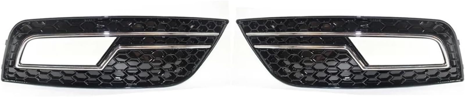 Calandre pour avant de voiture A4 B8.5 finition Chrome Black au design exclusif suspendu