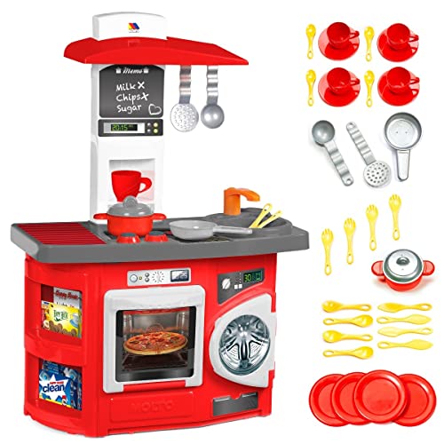 Cocinita Roja Infantil Molto con Accesorios