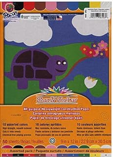 Pacon Sunworks Construction Paper (Assorted) - 9 In. x 12 In.
