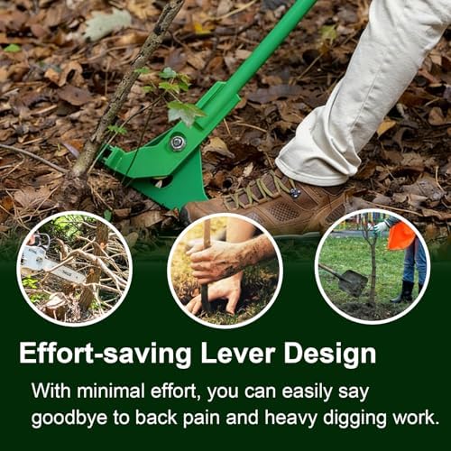 Large Tree Puller Tool Sapling Puller for ¼ - 2 inch Woody Stem - 4