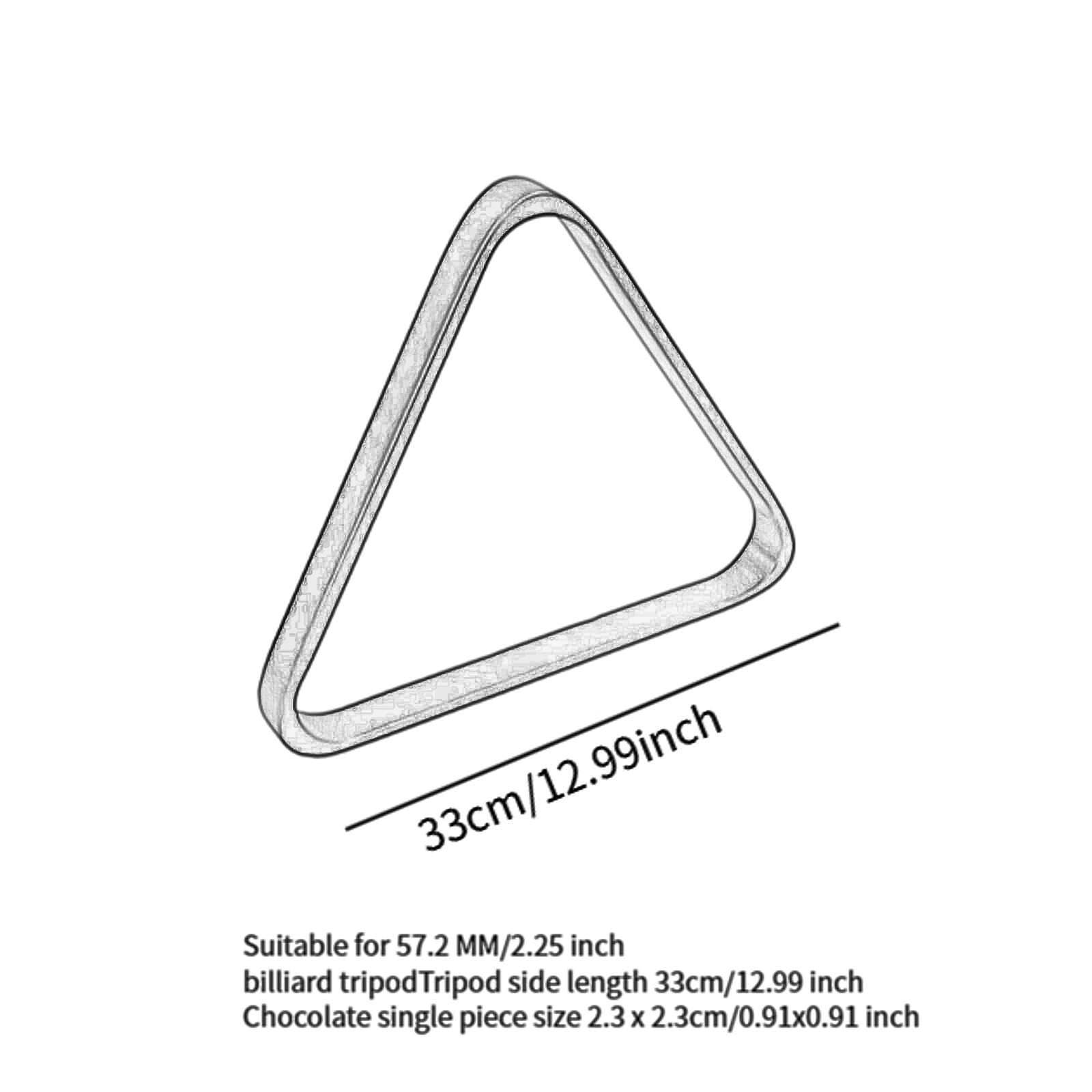 Triangolo per Biliardo in Legno con Supporto per Palle
