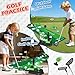 TERRAMUS Upgraded Kids Toy Golf Set, 3 in 1 Golf Toys with Dinosaur Automatic Ball Returner & Ball Launcher Led Light Up Balls, Mini Golf Toy for Ages 3-8, Indoor Outdoor Sports Gift for Boys Girls